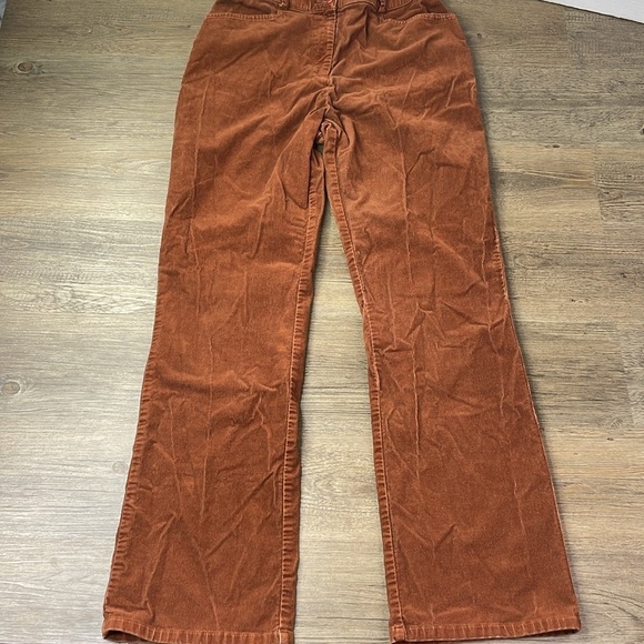 Tribal Women’s 5 Pocket Stretch Corduroy Rust Brown, size 8 - Picture 5 of 9